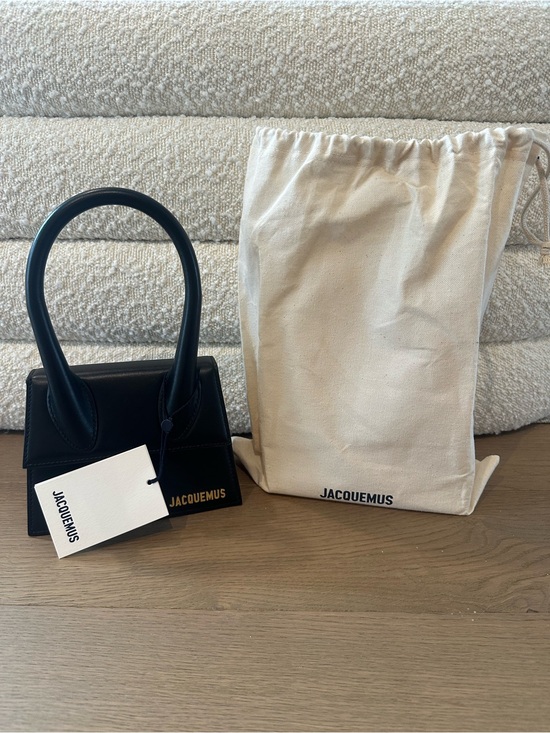 Jacquemus Handbags - Jacquemus Black Le Chiquito Mini Bag with Branded Dust Bag
